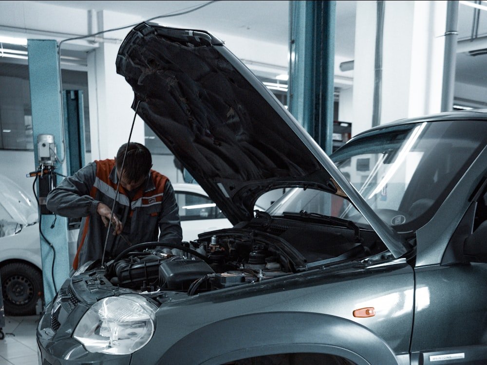 Klima bakımı yapılan servis kanalı