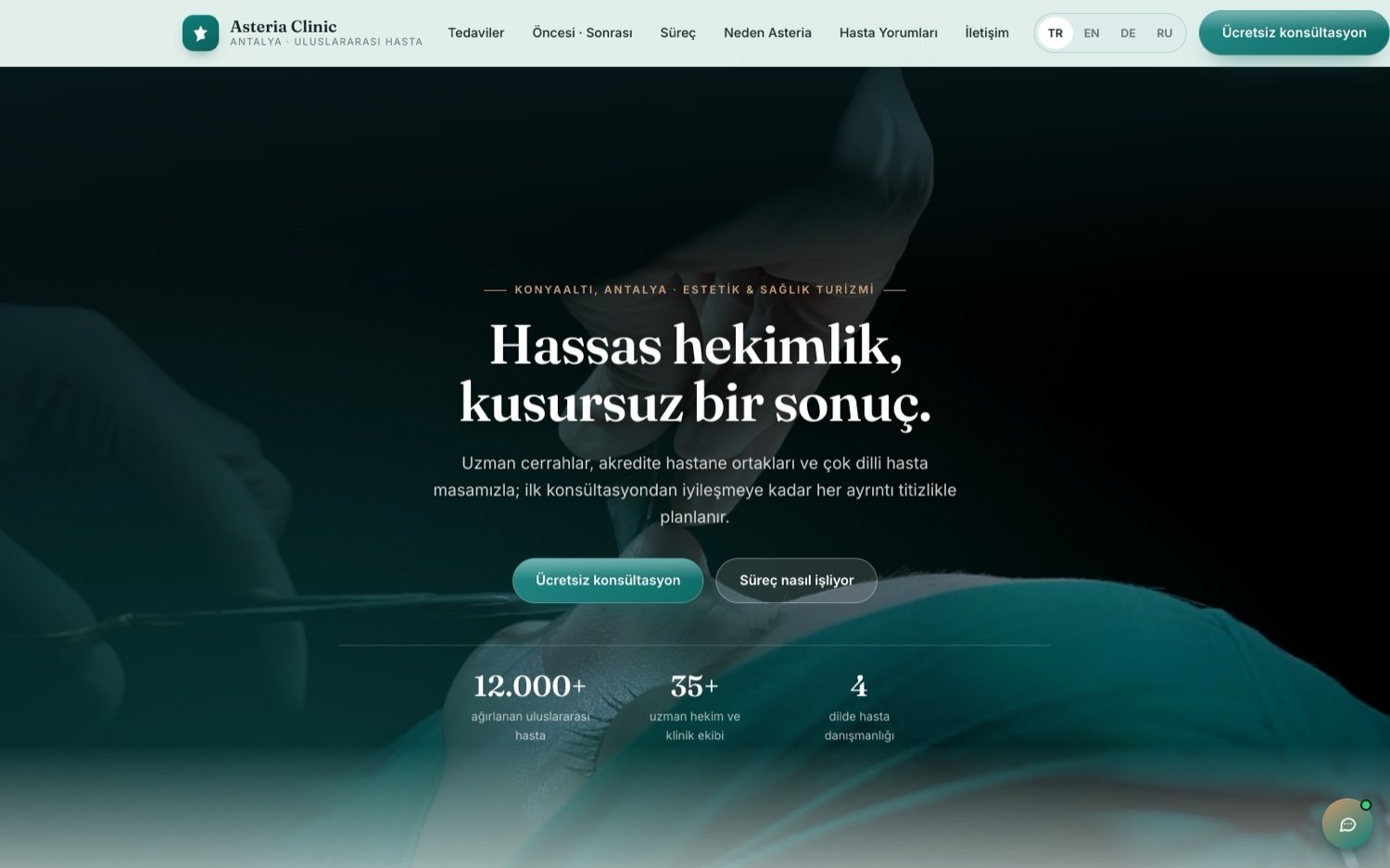 Asteria Clinic — Sağlık Turizmi