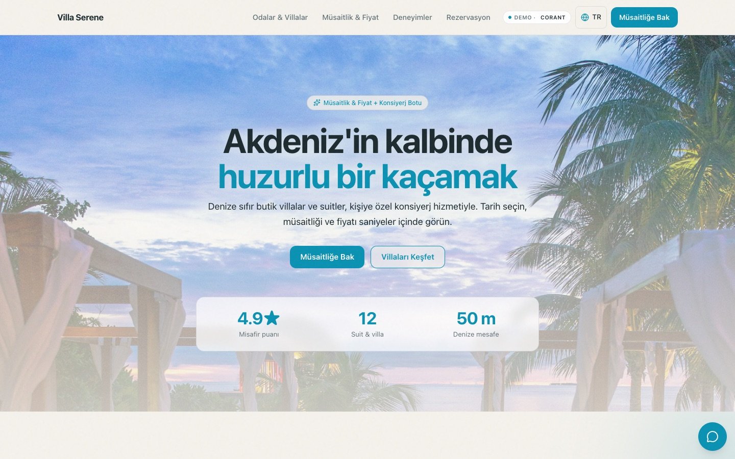 Villa Serene — Butik Otel · Villa