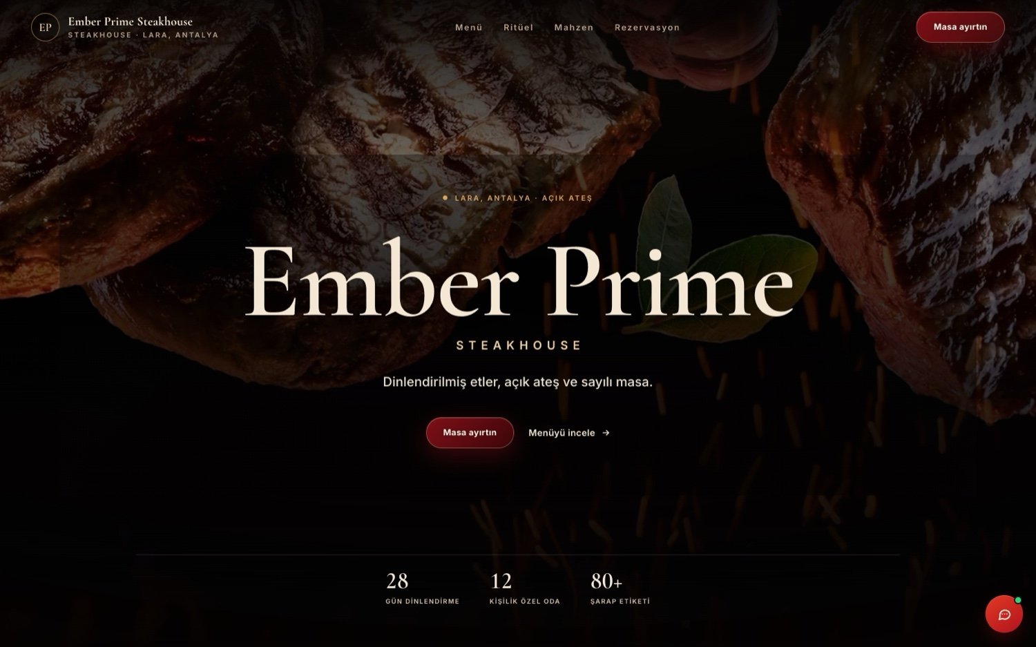 Ember Prime — Restoran